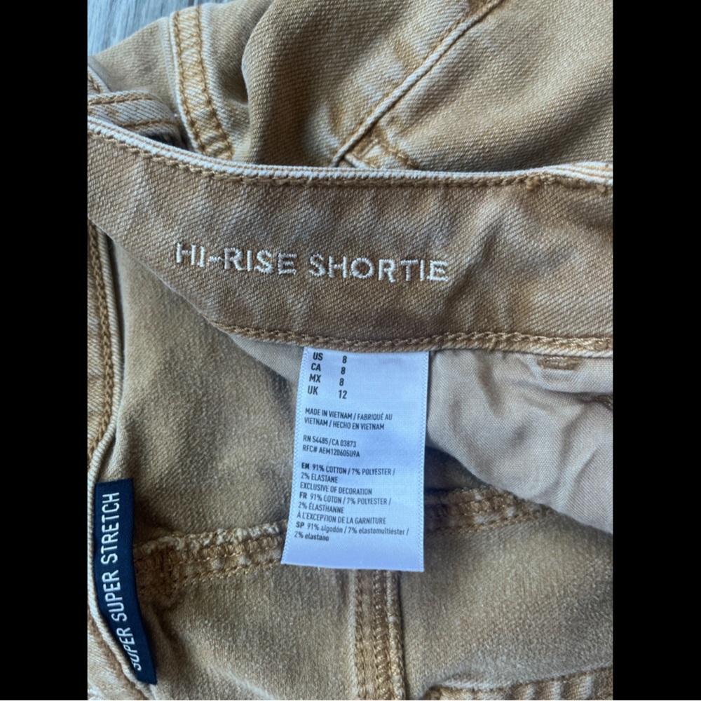 American Eagle Outfitters Gold Jean Shorts - Picture 5 of 5